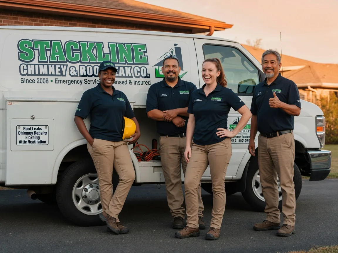 Chimney flashing repair company in Voluntown, CT